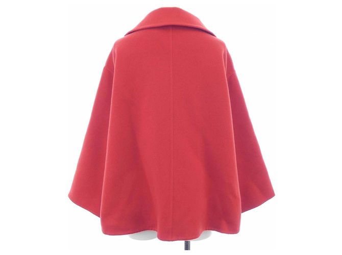 Chaqueta de cachemira Hermès 2H0120DB Roja - vista 2