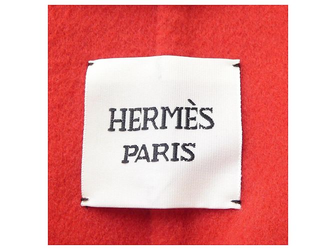 Chaqueta de cachemira Hermès 2H0120DB Roja - vista 4