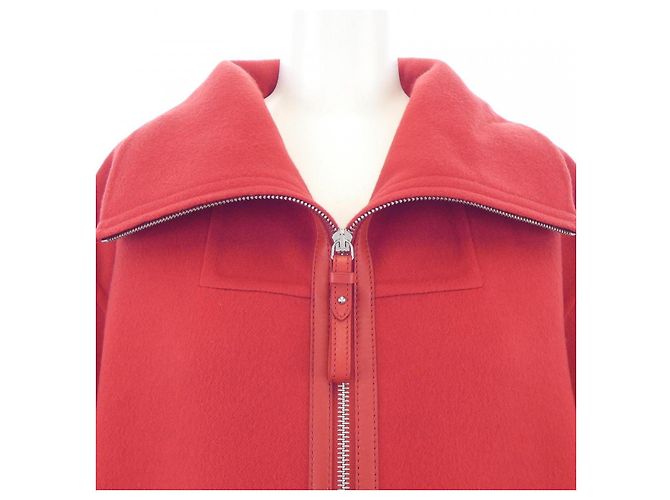 Chaqueta de cachemira Hermès 2H0120DB Roja - vista 5