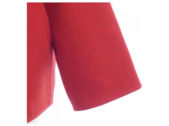 Chaqueta de cachemira Hermès 2H0120DB Roja - vista 6