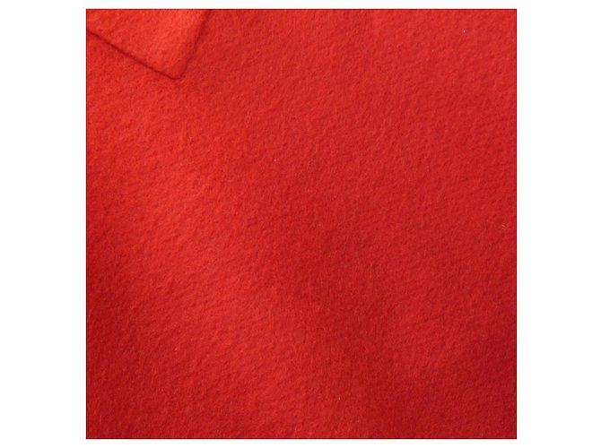 Chaqueta de cachemira Hermès 2H0120DB Roja - vista 7