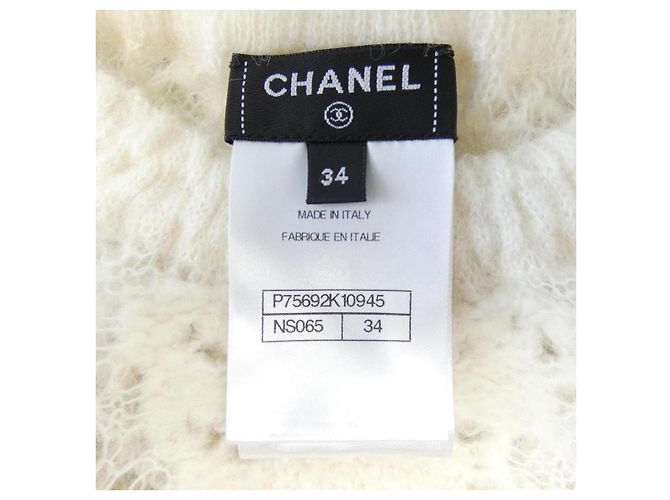 Timeless Chanel LOOK53 Knit Blanco - vista 4
