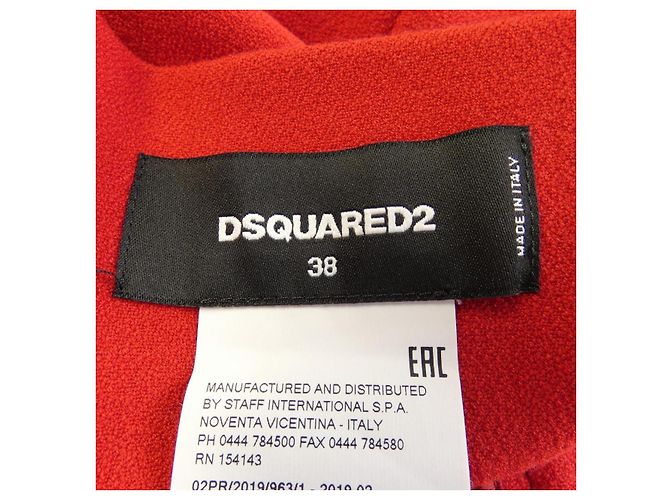 Saia Dsquared2 Vermelho - vista 4