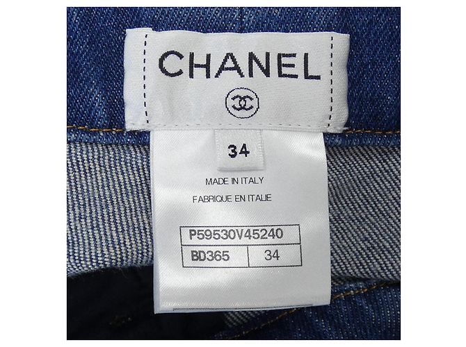 Timeless Chanel 18B Jeans Navy Blue Denim Blau Marineblau - Ansicht 4