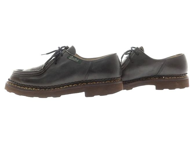 Autre Marque Paraboot Michael Leder Derby Schuhe Schwarz - Ansicht 6