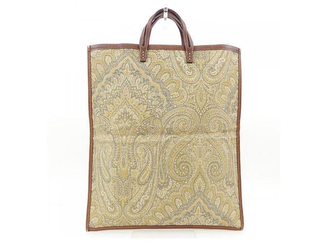 Autre Marque Eine VACATION-Tasche Braun Gelb - Ansicht 3