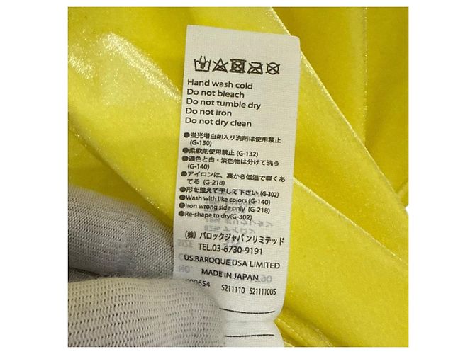 Autre Marque CAMISETA ENFOLD VELOUR Amarillo - vista 7