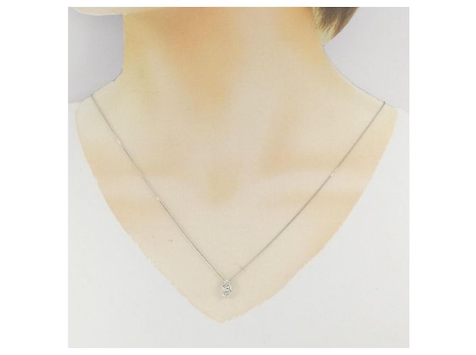 Autre Marque Collana di Diamanti PT900 PT850 Argento - vista 6