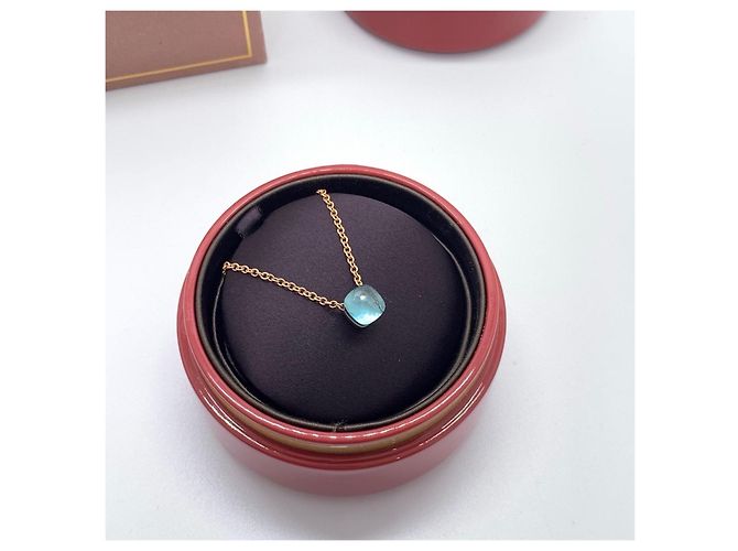 Collana Pomellato Nudo Petit Topazio London Blue - vista 2