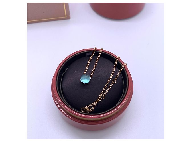 Collana Pomellato Nudo Petit Topazio London Blue - vista 5