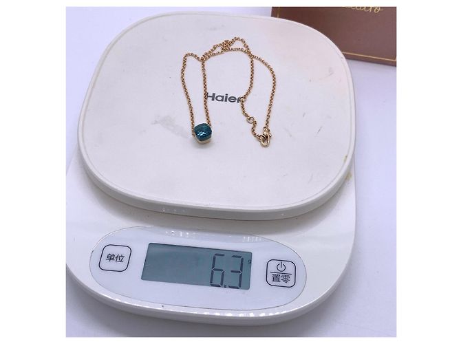Collana Pomellato Nudo Petit Topazio London Blue - vista 7