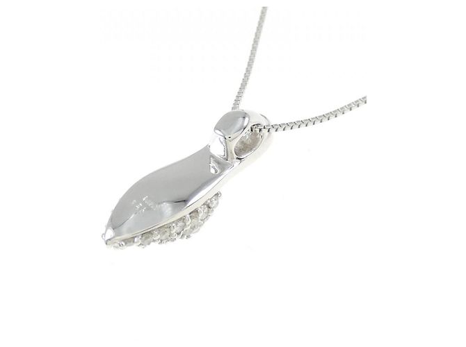 Autre Marque Collana in oro bianco Au750 e diamanti Argento - vista 4