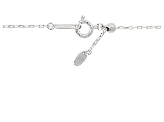 Autre Marque Collana con Croce in Diamanti in Oro Bianco Au750 Argento - vista 5