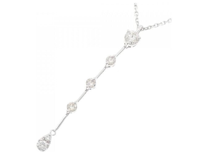 Autre Marque Collana con Diamanti Au750 Argento - vista 3