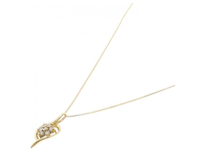 Autre Marque Collana Fiore in Diamanti Au750 D'oro - vista 2