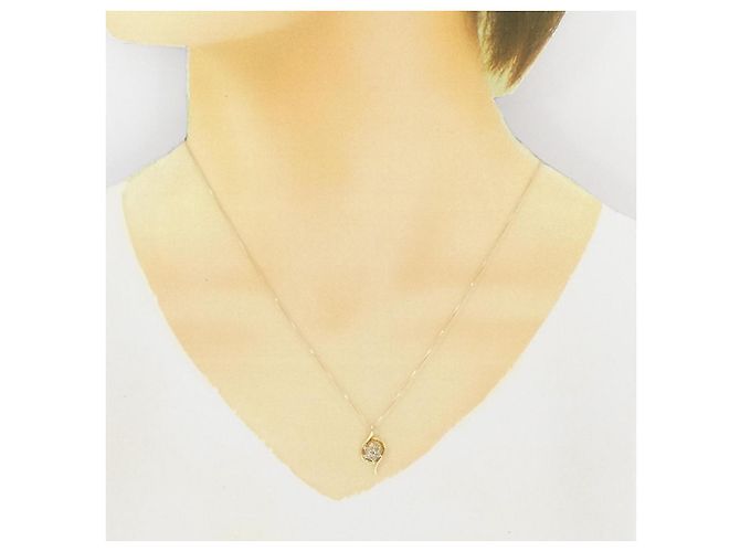Autre Marque Collana Fiore in Diamanti Au750 D'oro - vista 6