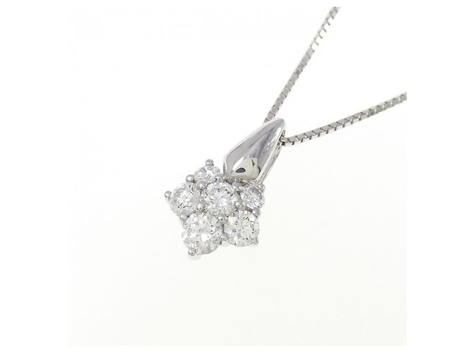 Autre Marque Collana in oro bianco e diamanti Au750 Argento - vista 3