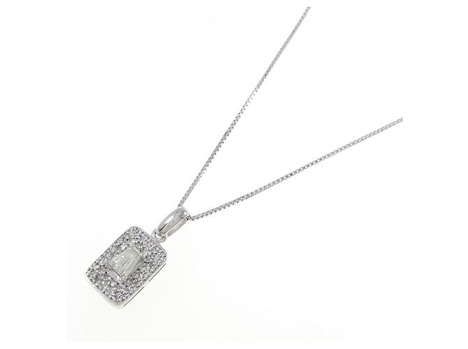 Autre Marque Collana con diamante Au750 Argento - vista 2