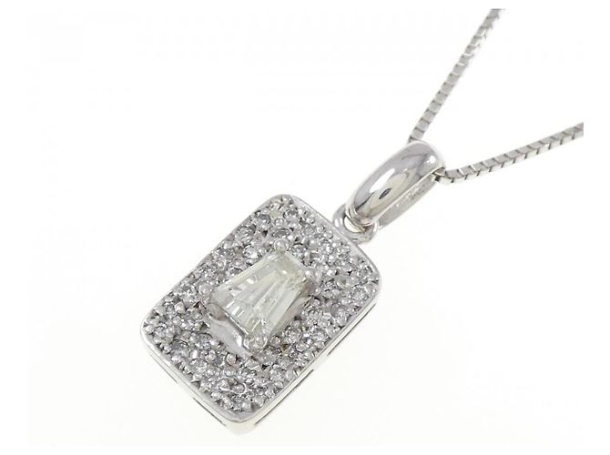 Autre Marque Collana con diamante Au750 Argento - vista 3