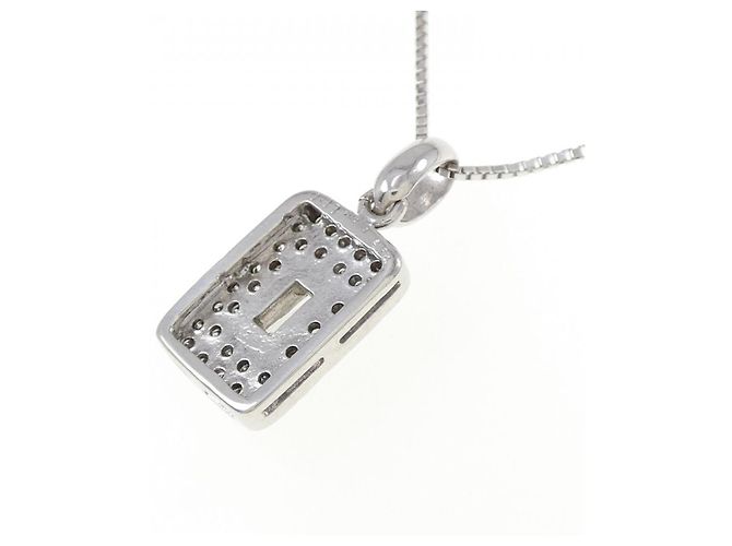 Autre Marque Collana con diamante Au750 Argento - vista 4