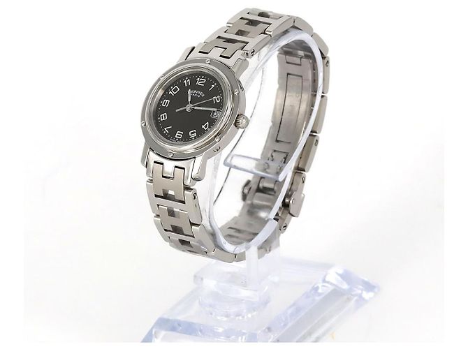 Hermès Hermes Clipper Acero Inoxidable Quartz Castaño - vista 2