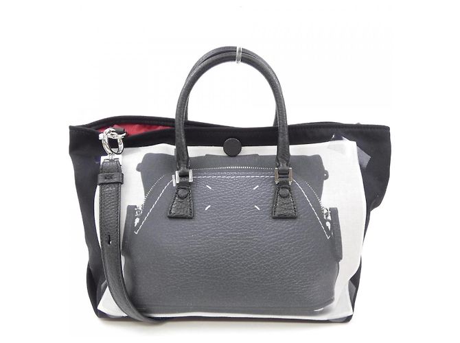 Maison Martin Margiela Borsa Maison Margiela SB1WC0008 Nero - vista 3