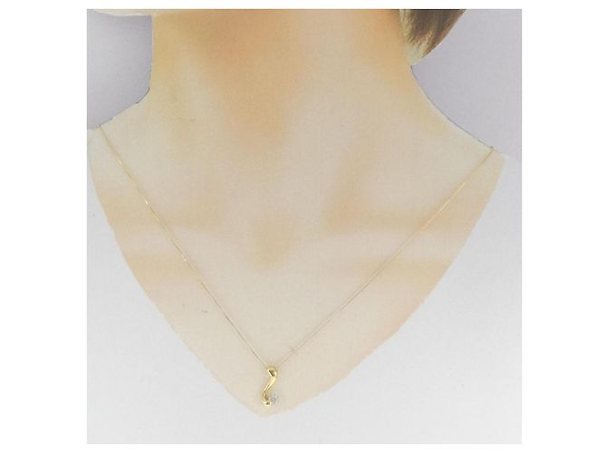 Autre Marque Collana con Diamanti Au750 D'oro - vista 6