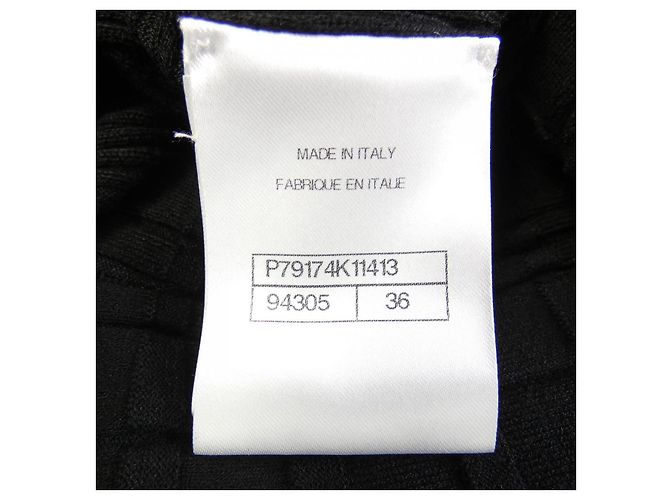 Timeless Chanel P79174K11413 Long Cardigan Negro - vista 4