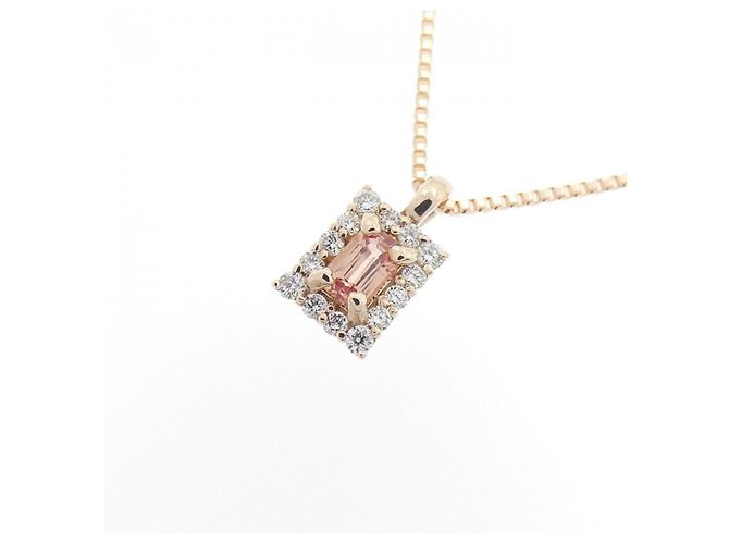 Autre Marque Collana in zaffiro e diamanti Au750 Rosa - vista 3