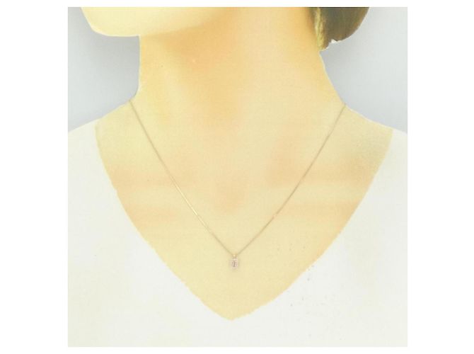 Autre Marque Collana in zaffiro e diamanti Au750 Rosa - vista 6