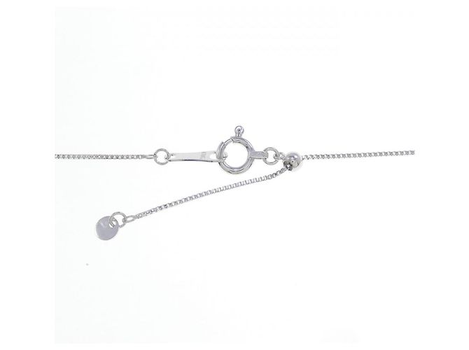Autre Marque Collana di Perle Akoya 14KWG K18WG Argento - vista 5