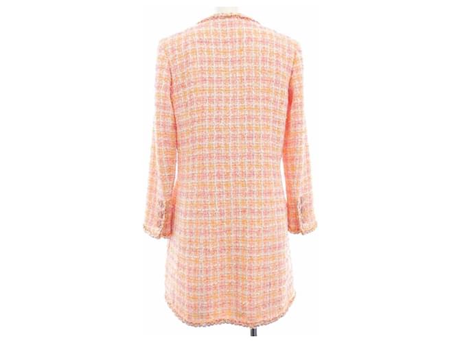 Timeless Abrigo Chanel Rosa Blanco Amarillo - vista 2