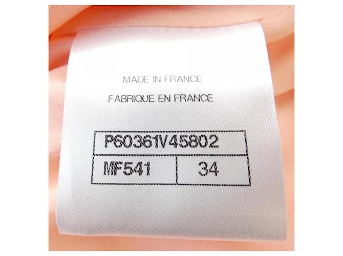 Timeless Abrigo Chanel Rosa Blanco Amarillo - vista 4