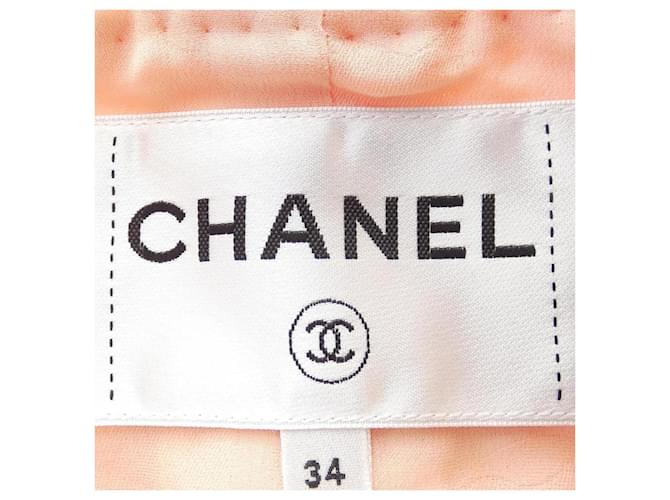 Timeless Abrigo Chanel Rosa Blanco Amarillo - vista 5