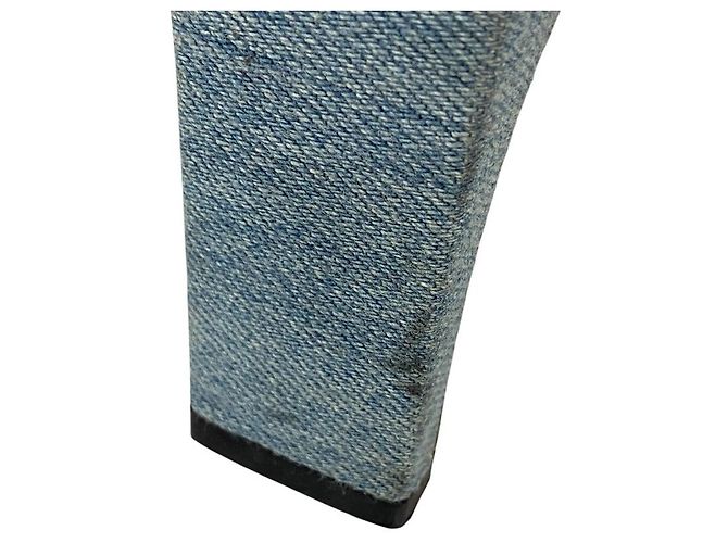 Autre Marque Sandali Sergio Rossi SR1 Denim Blu - vista 5