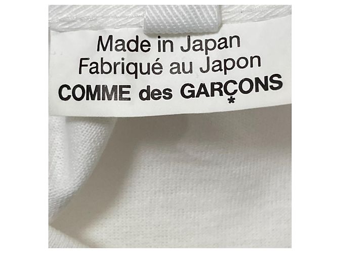 Camiseta de algodón Junya Watanabe Comme des Garcons ABEL EMMANUEL Negro Plata Blanco - vista 5