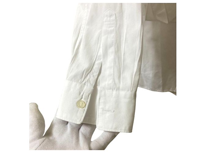 Autre Marque Rüschenhemd COMME des GARÇONS Weiß - Ansicht 7