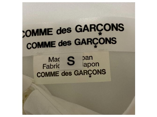 Autre Marque Rüschenhemd COMME des GARÇONS Weiß - Ansicht 8