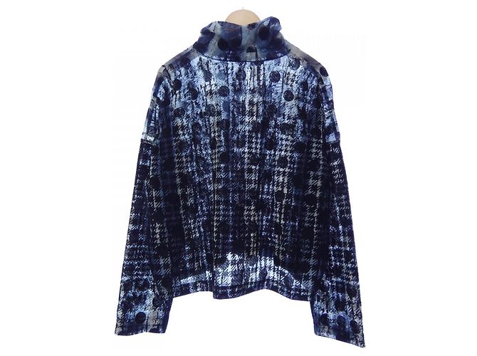 Autre Marque Top Yohji Yamamoto Y's Negro Azul - vista 2