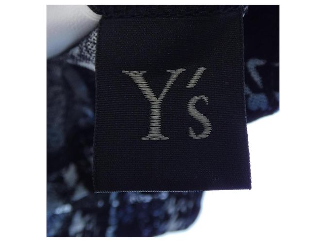 Autre Marque Top Yohji Yamamoto Y's Negro Azul - vista 4