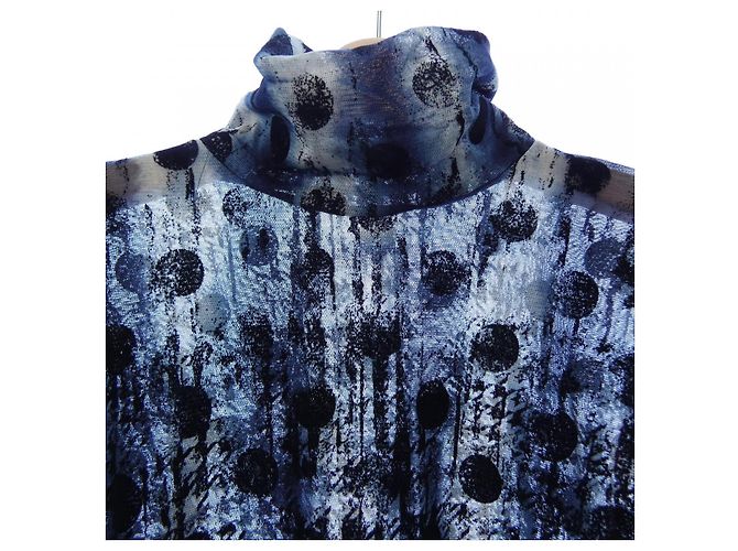 Autre Marque Top Yohji Yamamoto Y's Negro Azul - vista 5