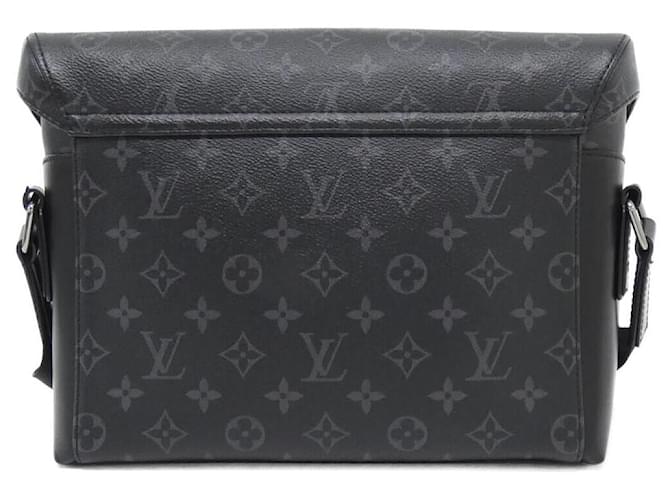 Borsa a tracolla Louis Vuitton Monogram Eclipse Messenger Voyage Nero - vista 2