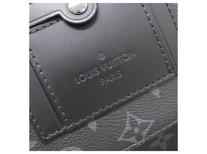 Borsa a tracolla Louis Vuitton Monogram Eclipse Messenger Voyage Nero - vista 4