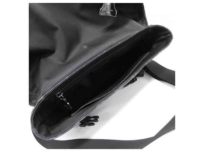 Borsa a tracolla Louis Vuitton Monogram Eclipse Messenger Voyage Nero - vista 6