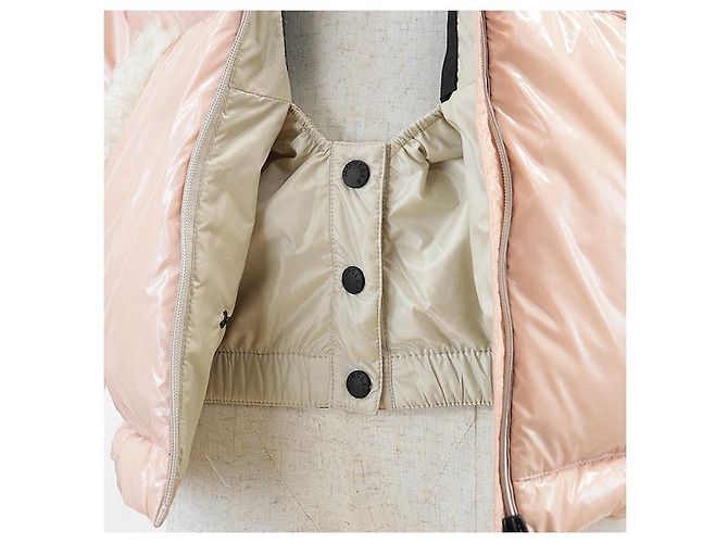 Chaqueta de Plumón Moncler Grenoble EIBSEE Rosa Beige - vista 3