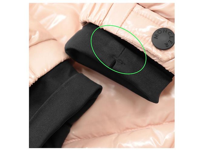 Chaqueta de Plumón Moncler Grenoble EIBSEE Rosa Beige - vista 6