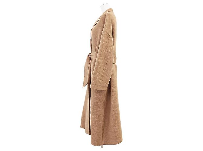 Autre Marque Abrigo BLAMINK Camel 100% Castaño Camello - vista 4