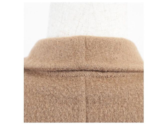 Autre Marque Abrigo BLAMINK Camel 100% Castaño Camello - vista 7