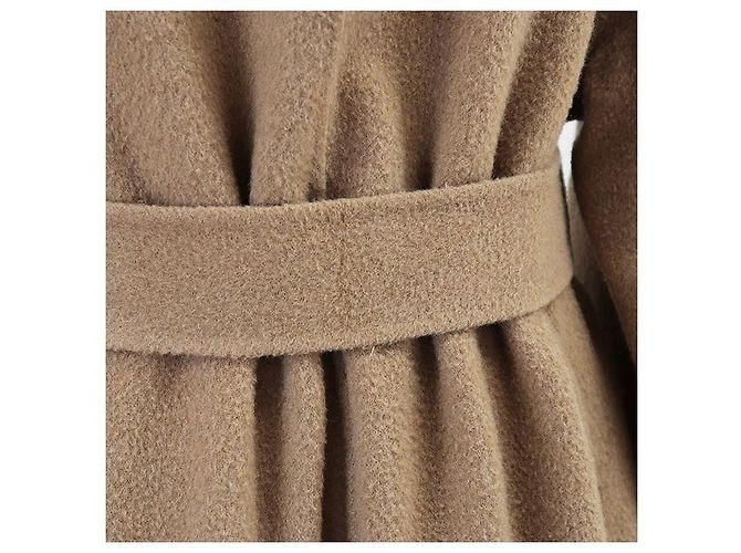 Autre Marque Abrigo BLAMINK Camel 100% Castaño Camello - vista 8