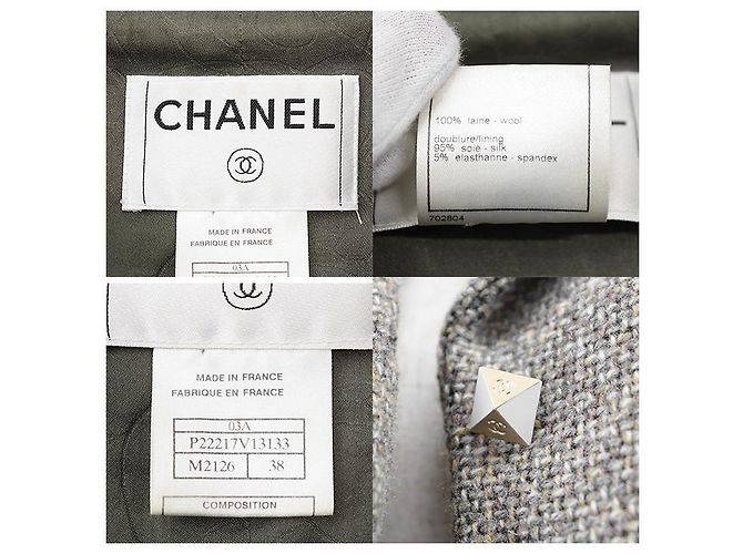 Timeless Chaqueta de punto de lana Chanel Castaño - vista 10